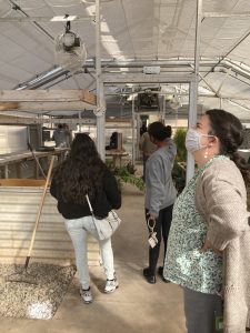 Cisco College students visit the McMurry greenhouse