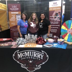 McMurry staff at Abilene Business Mercado, 2022